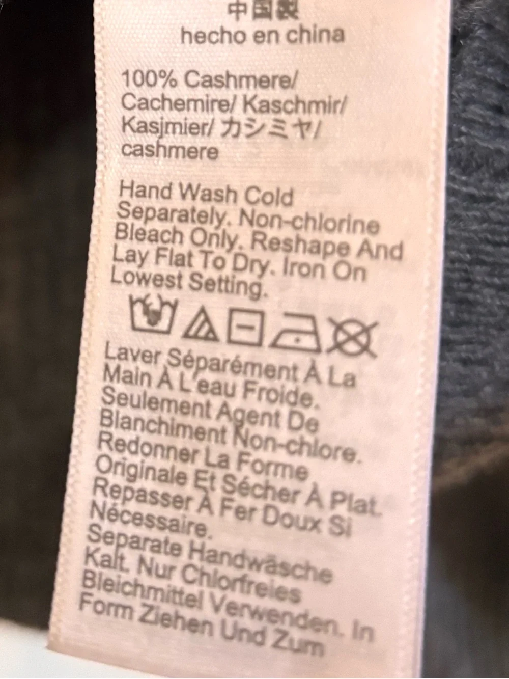 J. Crew Cropped Fit Cashmere Pullover Large
